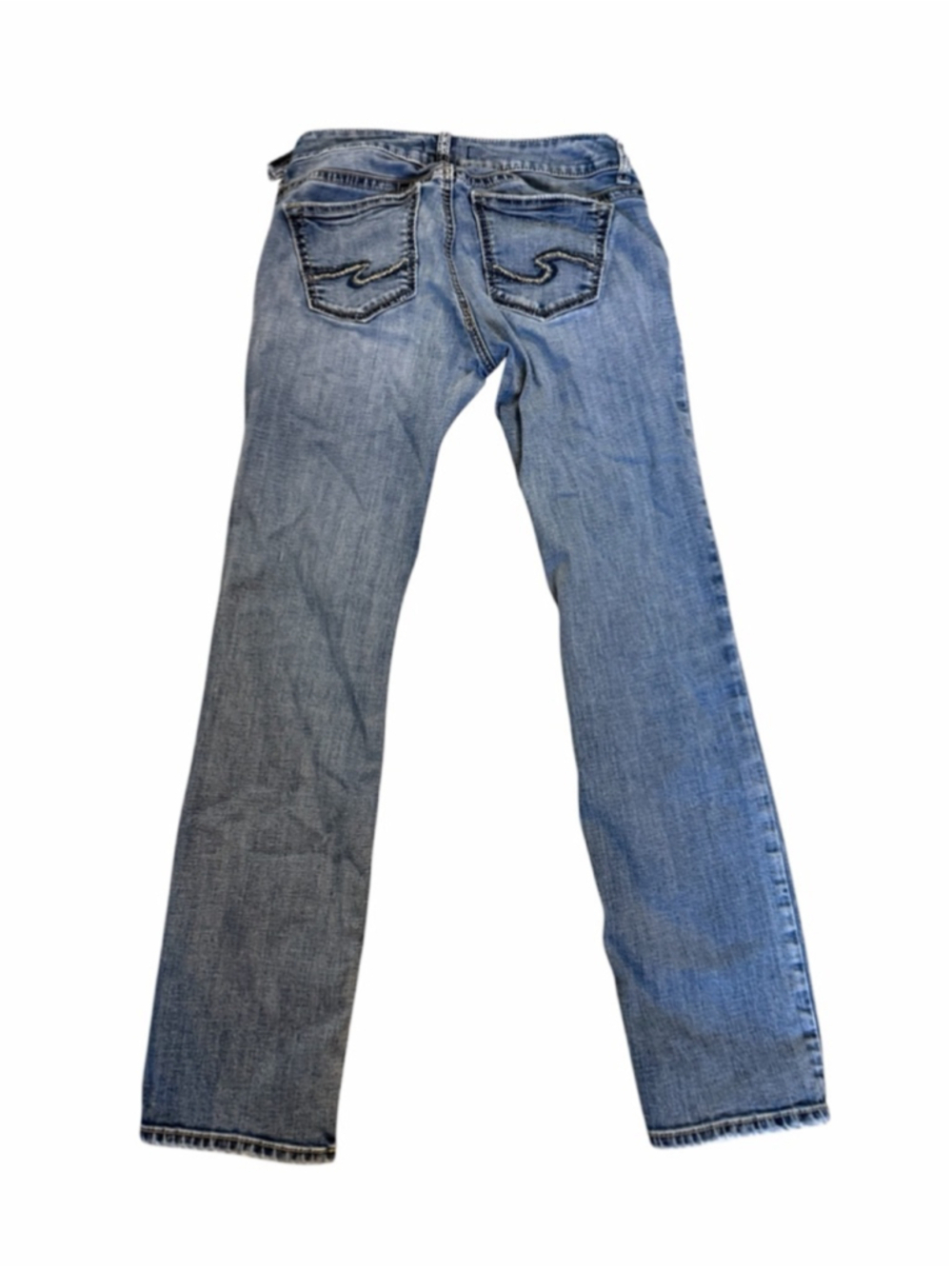 Silver Jeans Co Medium Wash Straight Leg Stretch Denim Jeans Women’s 29 - Picture 4 of 12